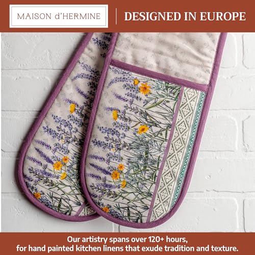 Double Oven Mitts 100% Cotton Double Oven Glove