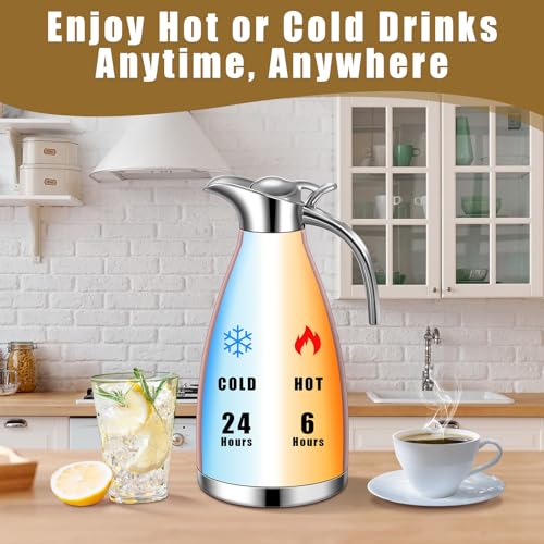 2 Pcs 68oz Thermal Coffee Carafe