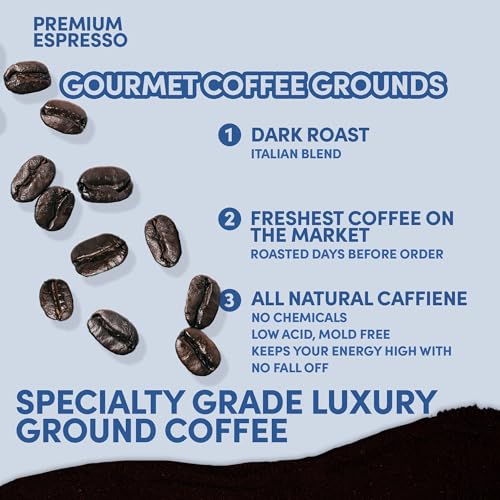 2 lb Espresso Ground Coffee (32 Ounce)