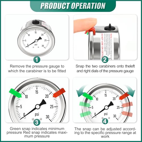 0 30PSI Stainless Steel Liquid Filled Pressure Gauge