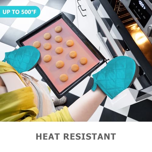 1 Pair Short Oven Mitts