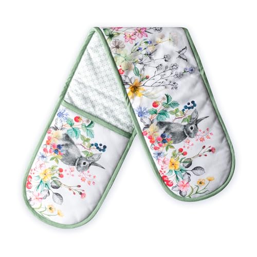Double Oven Mitts 100% Cotton Double Oven Glove
