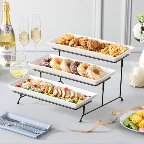 3 Tier Serving Trays (4 Count)
