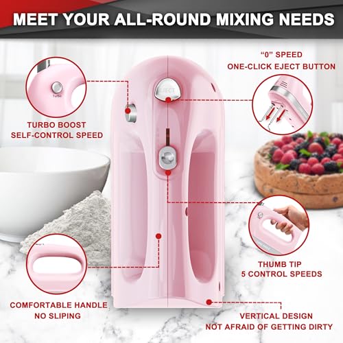 Hand Mixer Electric Handheld 400W