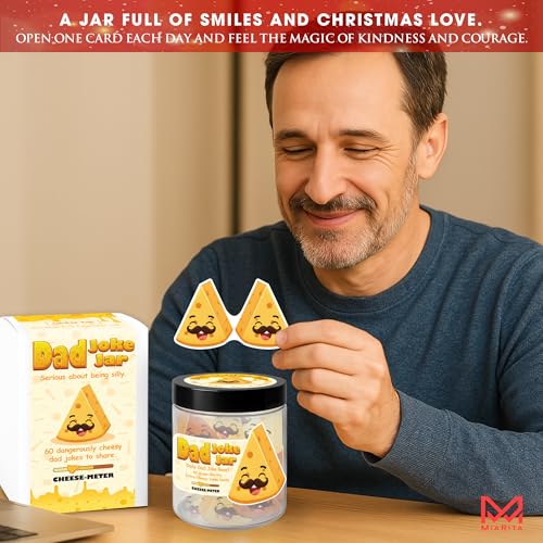 60 Dad Jokes Cards Jar