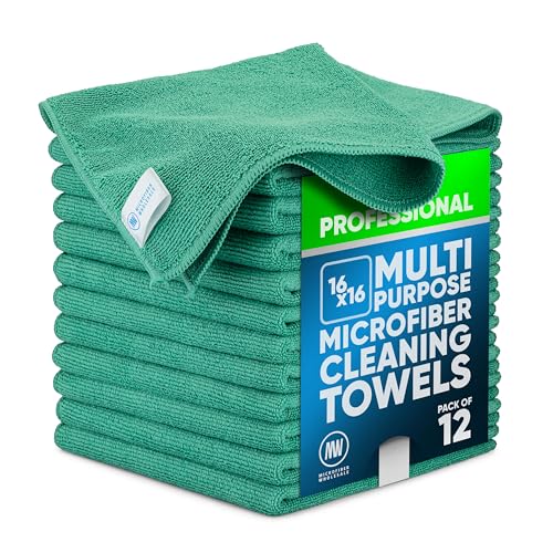 MW Pro 16x16 Microfiber Wash Cloths (12 Count)