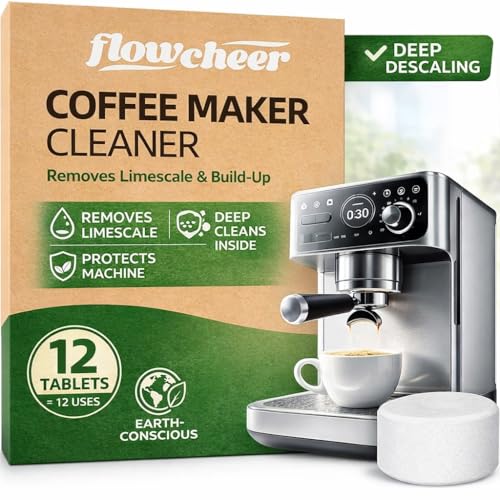 Coffee Maker Cleaner & Descaler Tablets 12 (12 Count)