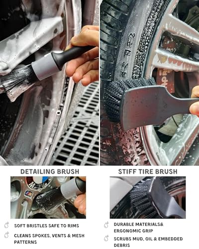 7PCS Pro Grade Wheel Cleaning Kit