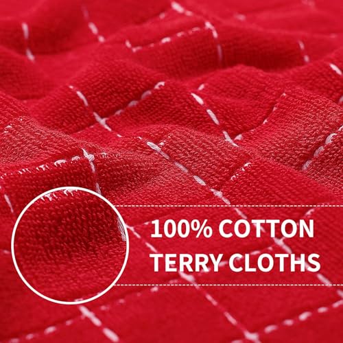 100% Cotton Terry Kitchen Towels (6 Count)