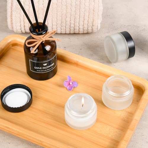 Glass Jars with Lids (24 Count)
