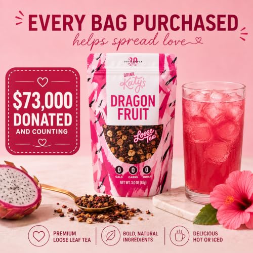 Katy’s Dragonfruit Loose Leaf Tea (3 Ounce)