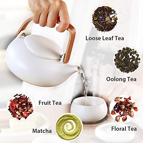 Ceramic Teapot with Infuser