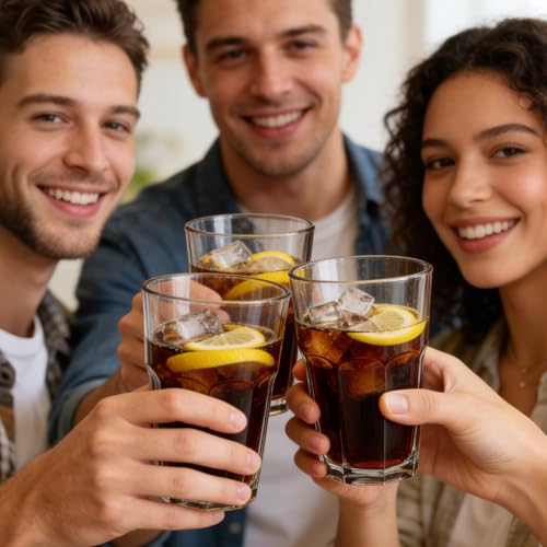 Shatterproof Plastic Glasses (6 Count)