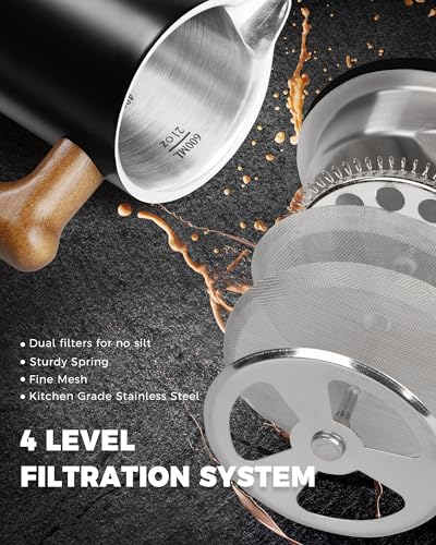 POLIVIAR French Press Coffee Maker