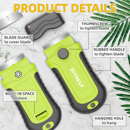 Razor Scraper Tool with 15 Extra Razor Blades