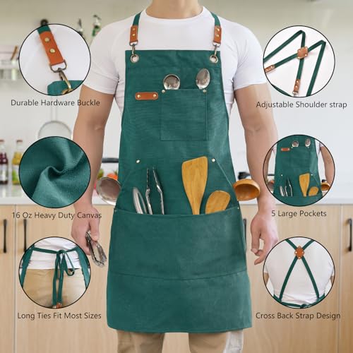Canvas Aprons for Men Chef Apron