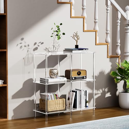 Acrylic Side Table Clear 3