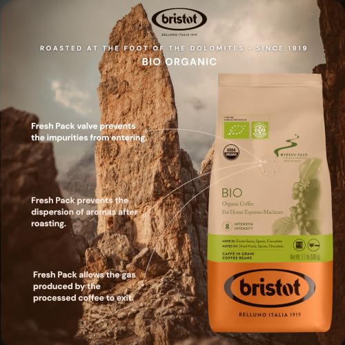 Bio Organic Italian Espresso Beans (17.6 Ounce)