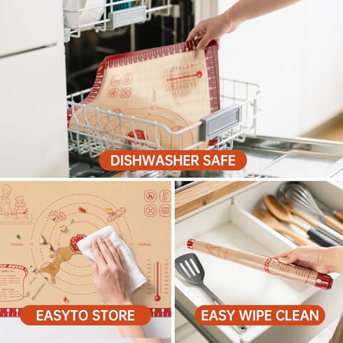 Extra Thick Silicone Mat for Baking