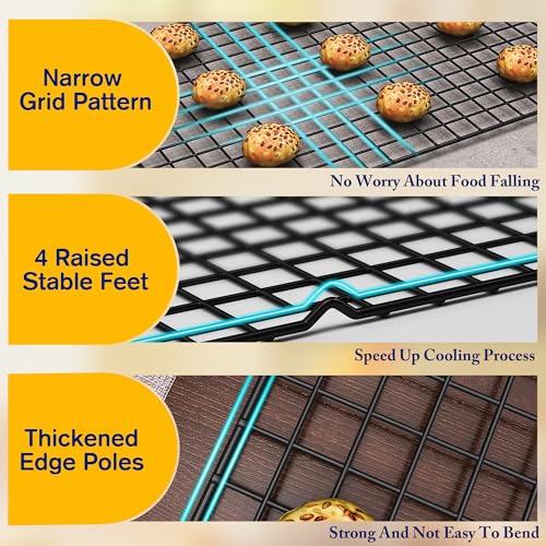 2PCS Cooling Racks for Cooking and Baking