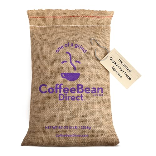 Unroasted Organic Fair Trade Espresso (80 Ounce)