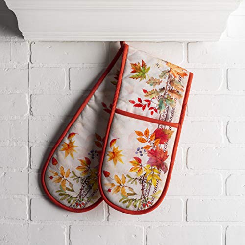 Double Oven Mitts 100% Cotton Double Oven Glove