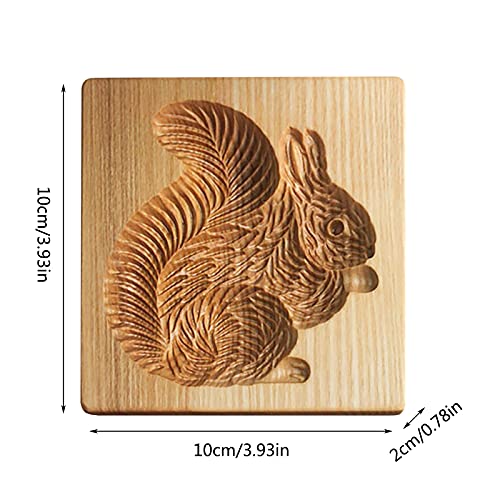 Wooden Cookie Biscuit Mold