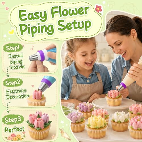 27 Pieces Russian Piping Tips Set