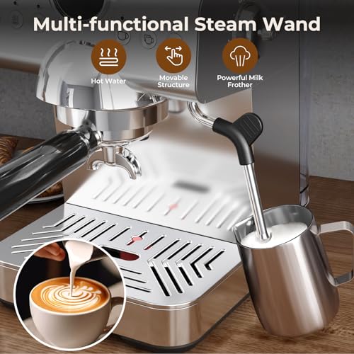 Espresso Machine with Milk Frother
