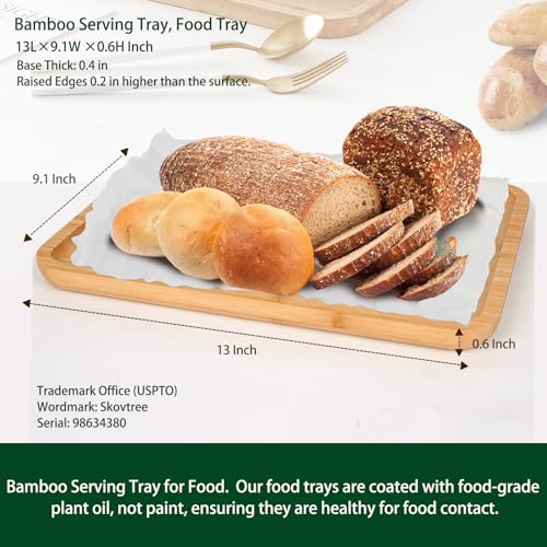 Bamboo Tray for Serving Food
