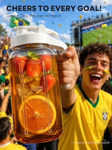 64oz Mason Jar Pitcher