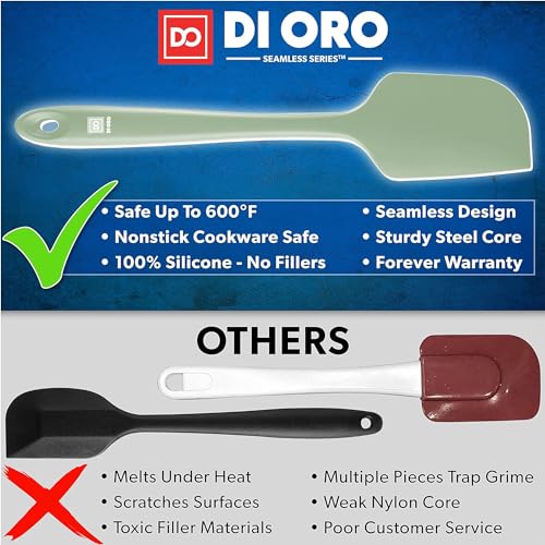 DI ORO Silicone Spatula Set (3 Count)