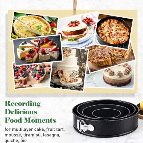 4 Pack Springform Pan Set 4
