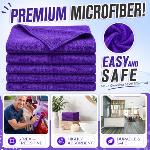 Car Microfiber Clean Cloths (60 Count)