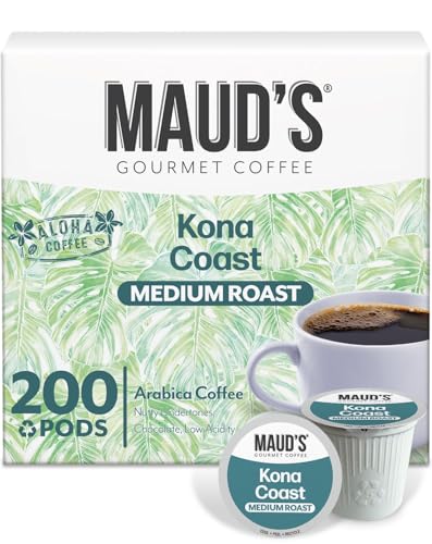 Kona Medium Roast Coffee Pods (200 Count)