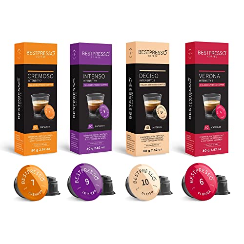 Coffee capsules compatible with Starbucks Verismo (80 Count)