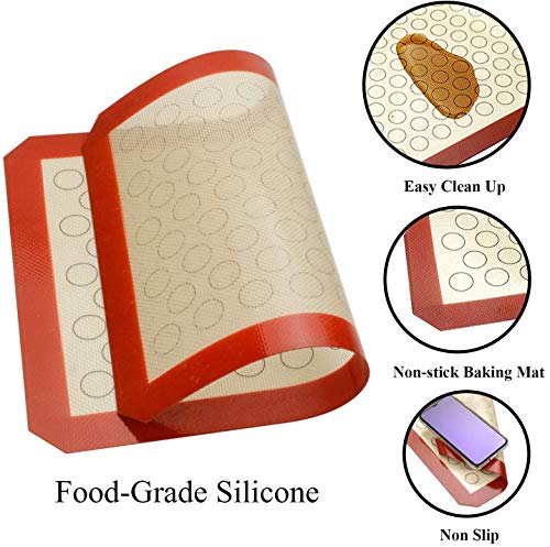 Baking Sheet with Silicone Mat Set