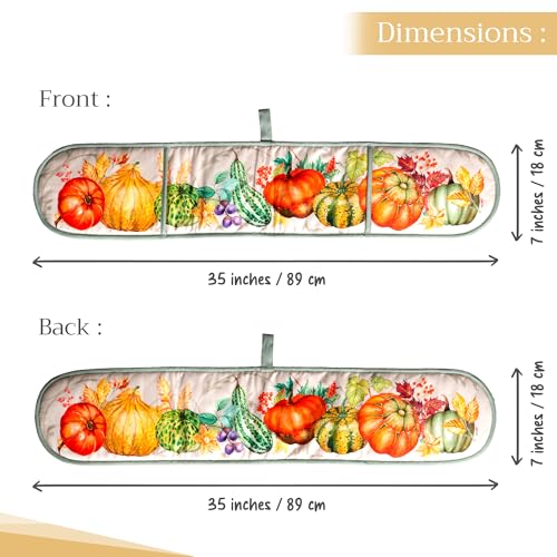Double Oven Mitts 100% Cotton Double Oven Glove