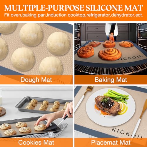 Silicone Baking Mats Set of 3