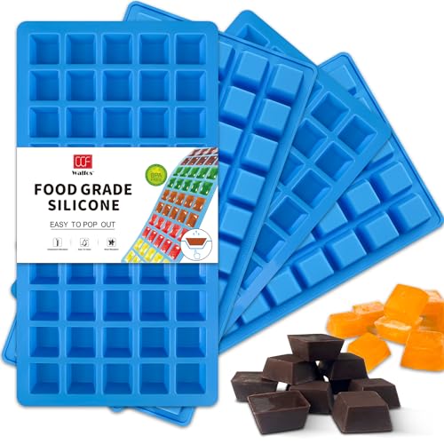 Mini Square Terrace Silicone Chocolate Molds 50 Cavities (4 Count)