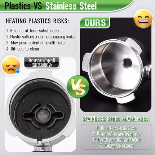 51mm 3 Ear Portafilter for DeLonghi EC680