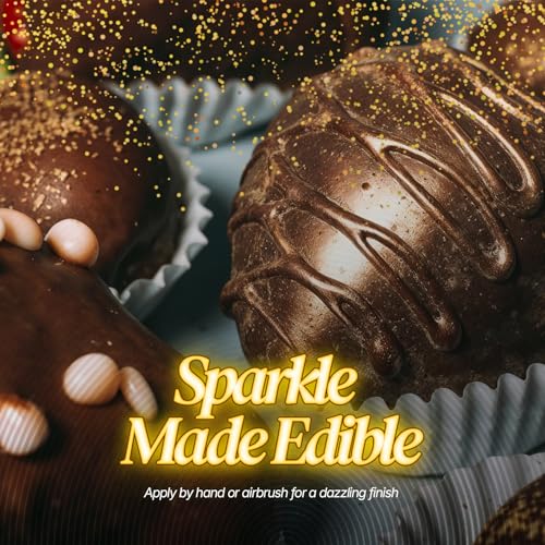 Red Edible Glitter for Drinks 15g