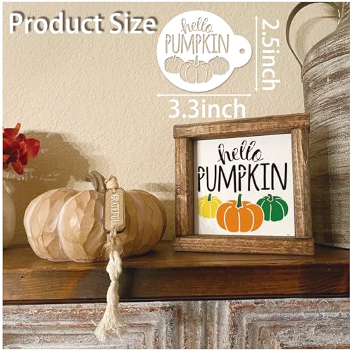 45Pieces Christmas Halloween Fall Thanksgiving Cookie Stencils Reusable Holiday DIY Baking Cake Templates Stencil for Food Dessert Craft