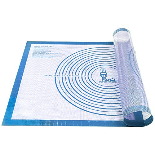 Nonstick Silicone Pastry Mat Extra Large with Measurements Dough Baking Mat