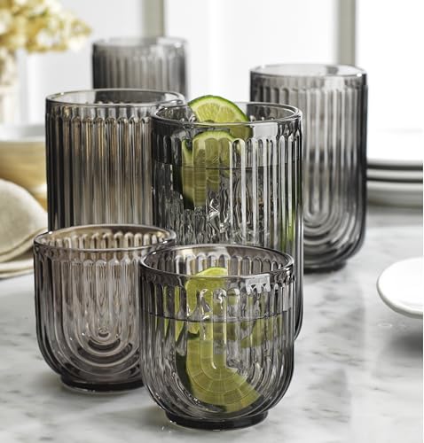 8 Piece Smoke Glassware Set (8 Count)