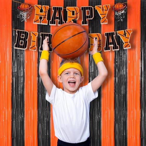 Party Foil Fringe Curtains Backdrop Halloween Decorations (2 Count)