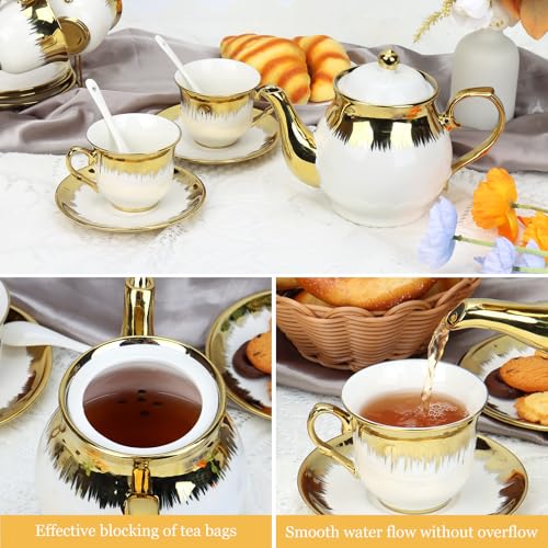 Porcelain Tea Set (20 Count)