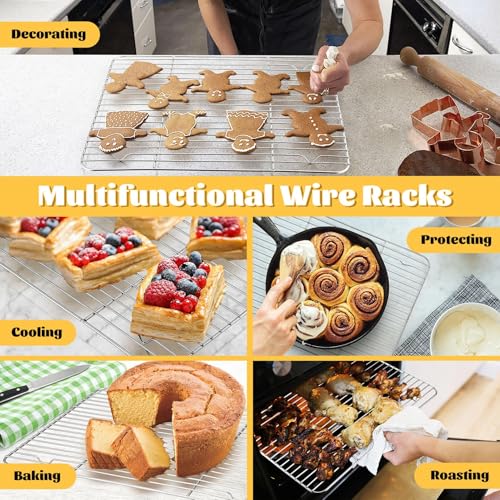 15.3" x 11.25" Cooling Baking Wire Racks Pack of 2 (2 Count)