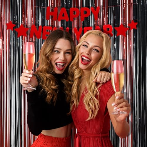 Party Streamers Fringe Backdrop (2 Count)