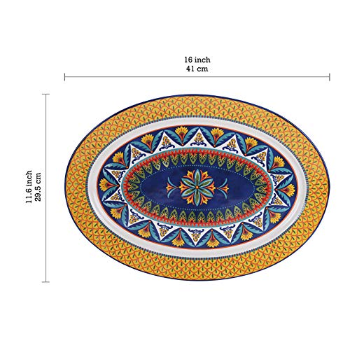 Havana Ceramic 16 inch Oval Platter